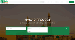 Desktop Screenshot of masjidproject.com